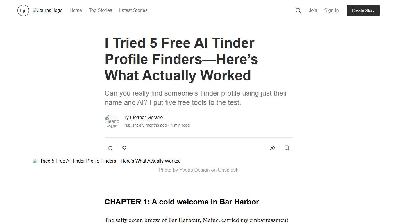 I Tried 5 Free AI Tinder Profile Finders—Here’s What Actually Worked | Journal